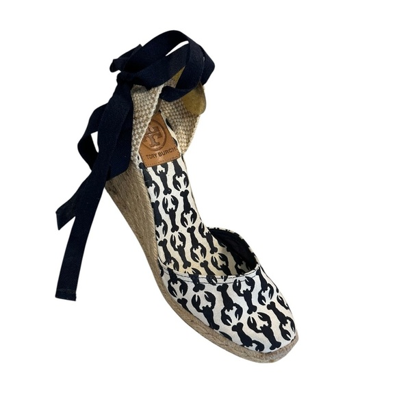 Tory Burch Lobster Espradrille Right Shoe US 7.5 EU 38 - Picture 1 of 7